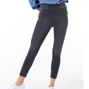 Liverpool High Rise Ankle Pull-On Skinny Jeans Meteorite Gray Women's Size 10 30